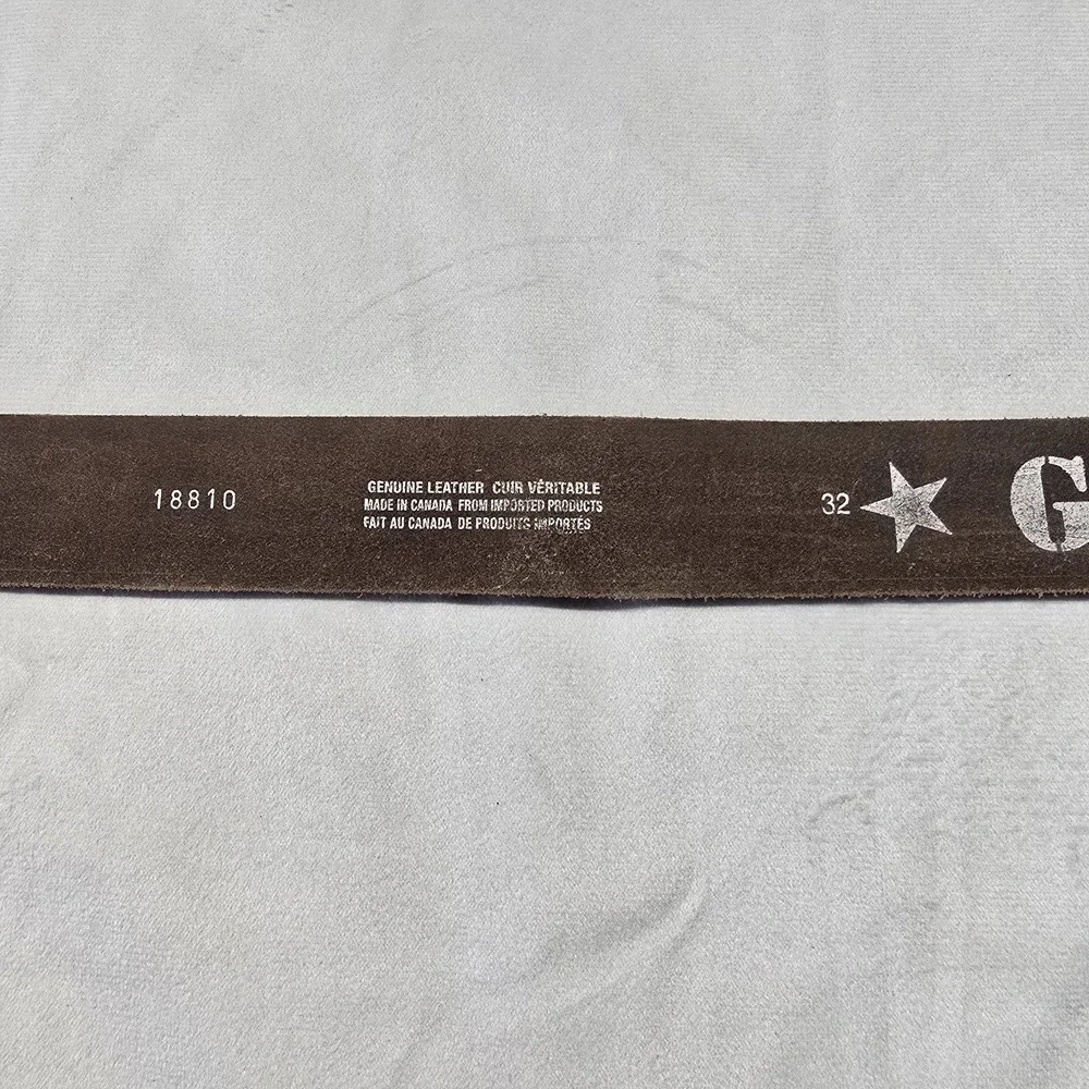 Gary Majdell Brown Genuine Leather‎ Heavy Duty Belt Size 32